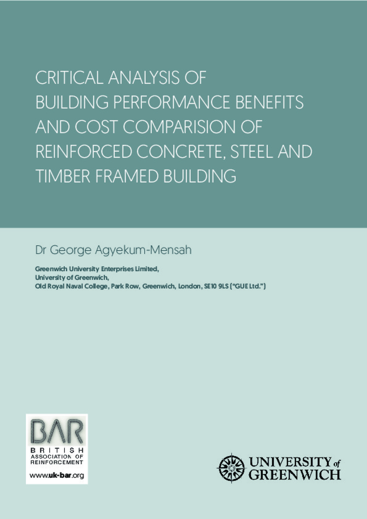 Steel Concrete Timber Report